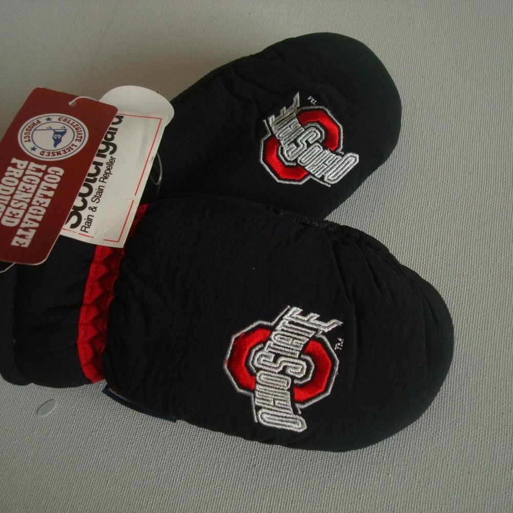 OHIO STATE BUCKEYES GLOVES MITTENS YOUTH‎ KIDS 2-7YRS VINTAGE G-CAP G4